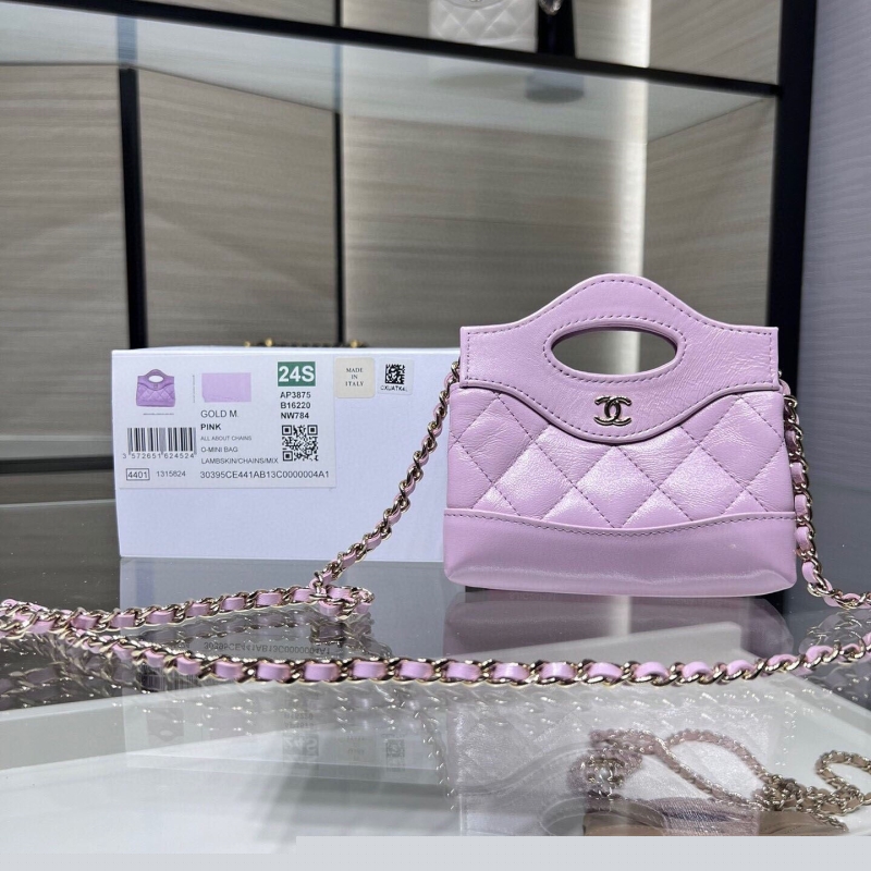 Ch*el top handle bags
